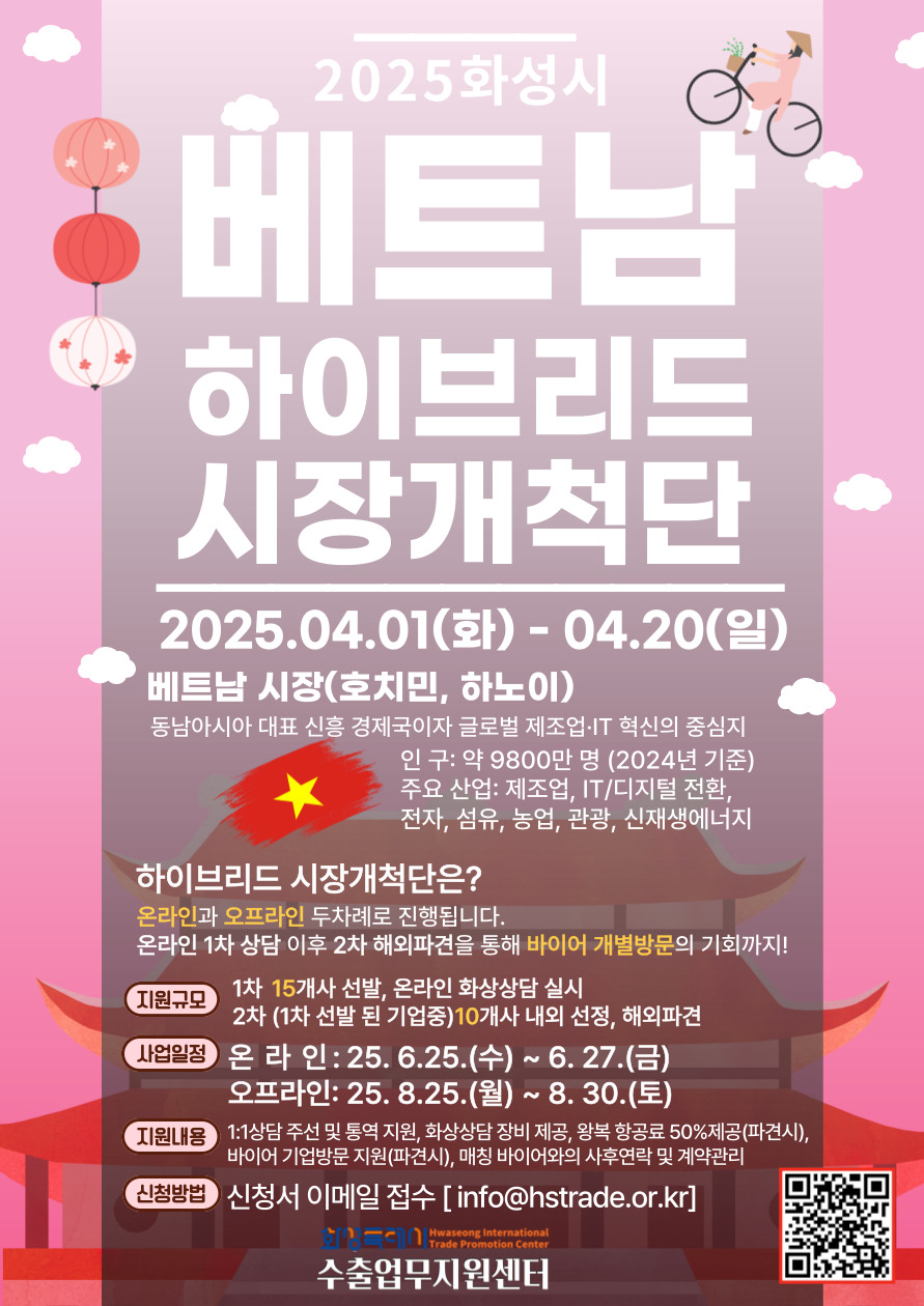 2025화성시 베트남 하이브리드 시장개척단